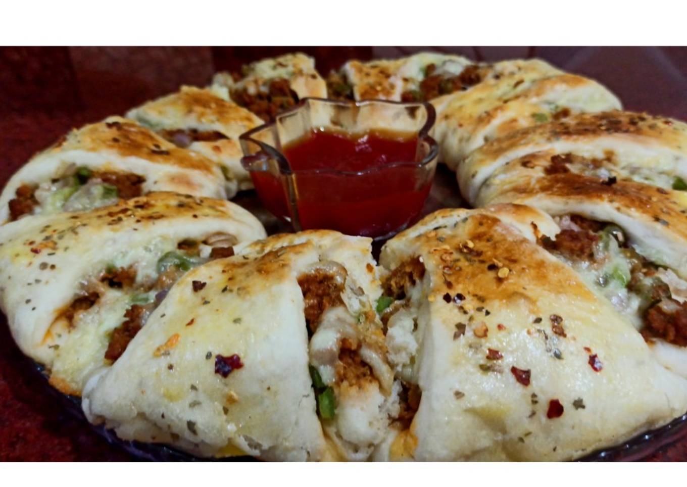Taco Crescent Ring Recipe