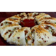 A picture of Taco Crescent Ring Recipe.