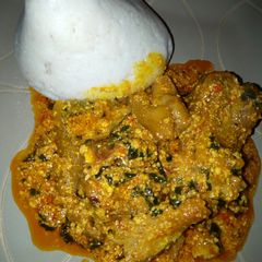 A picture of Egusi soup.