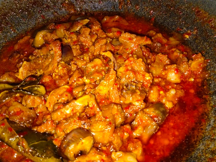 Cara Gampang Membuat Resep Balado Terong,Tetelan daging sapi Anti Ribet, Bisa Manjain Lidah