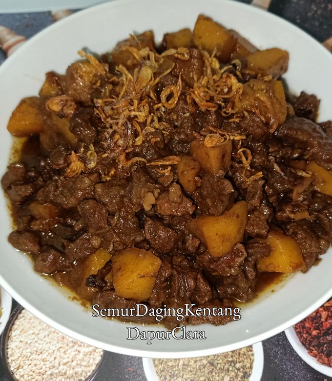 Foto resep 54. Semur daging kentang