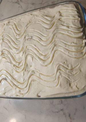 Panettone mascarpone krémmel, őszibarackkal recept fotója