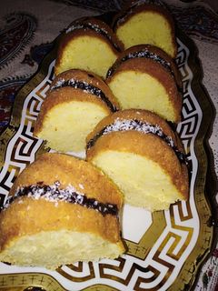 عکسی از دستور کیک نارگیلی