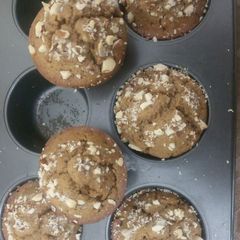 A picture of Honey wheat muffins.