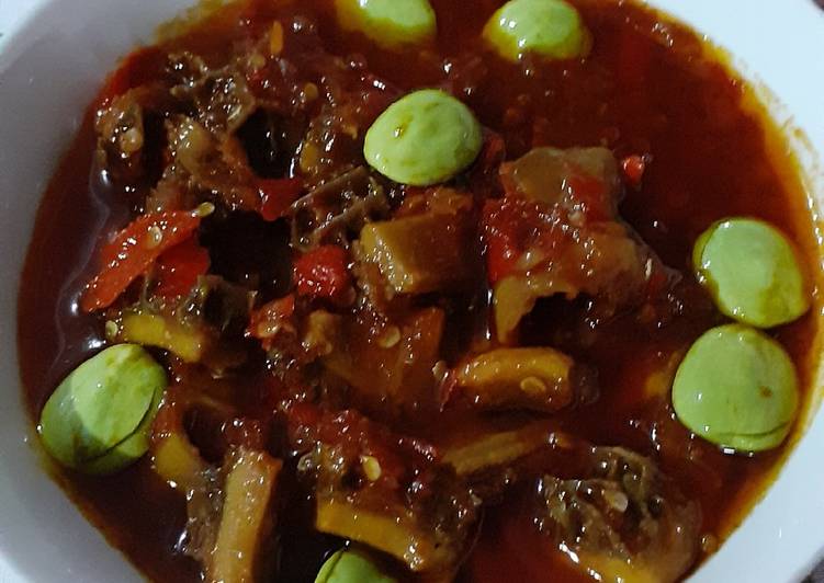 Resep Gongso Babat, Iso dan Pete, Lezat Sekali