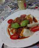 Agnolotis con estofado