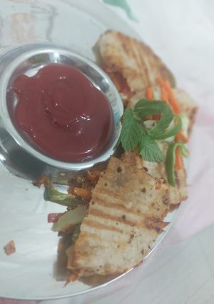 A picture of Tacos from leftovers Rotis.