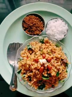 சுண்டக்காய் கலவை சாதம் (Sundakkaai kalavai saatham recipe in tamil) செய்முறை முக்கிய புகைப்படம்