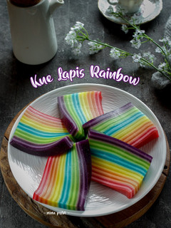 Foto resep Kue lapis Rainbow / Kue Pepe
