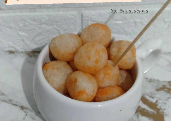 Cara bikin Cimol kopong anti meledak Cara bikin Cimol kopong anti meledak