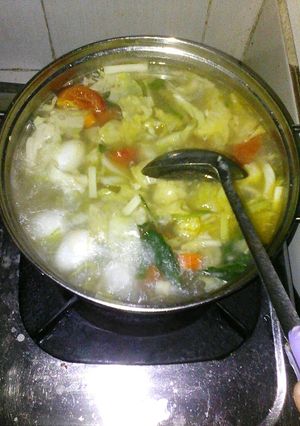Foto resep Sayur Sop Telor Puyuh by: Erni Hartanti.Amd😍😄😘