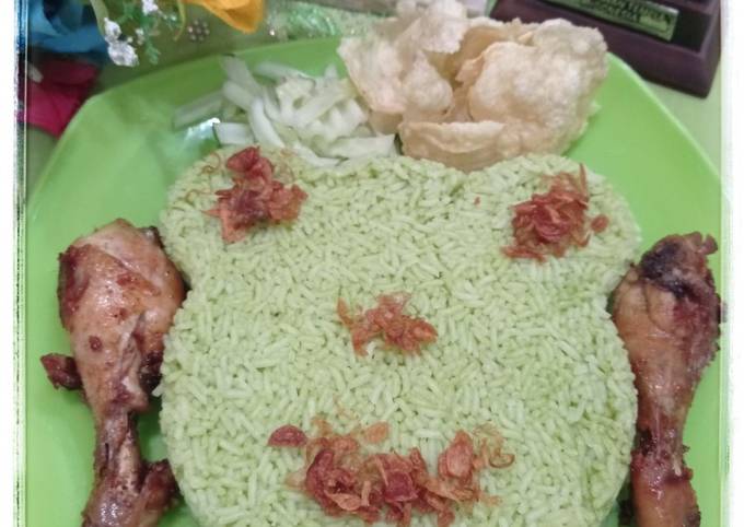 Nasi Uduk Hijau Pokcoy