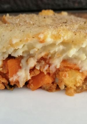 Una foto de Pastel de papa vegetariano