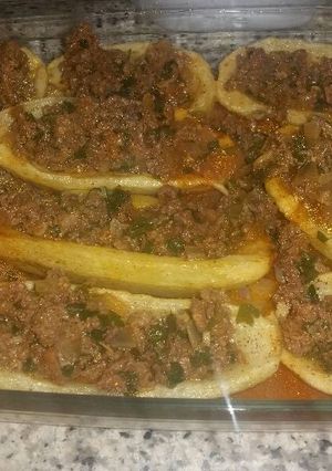 صورة لوصفة بطاطا الزورق