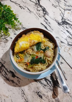 Foto resep Mie Nyemek Pedas