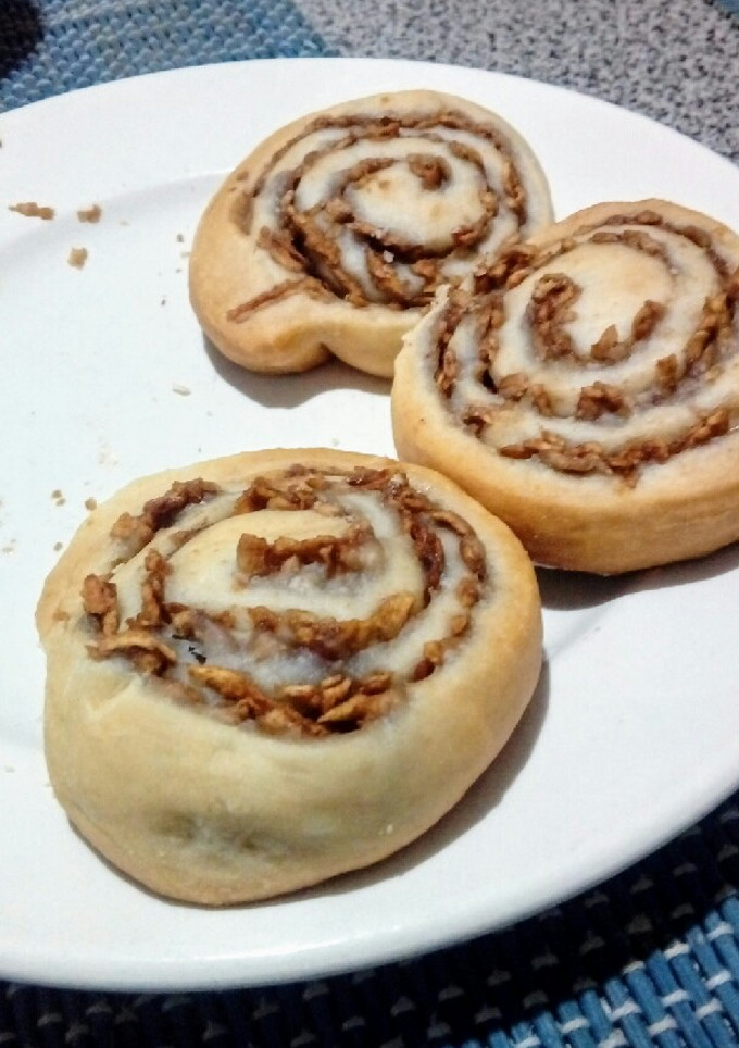 Una foto de Rollos de manzana y canela