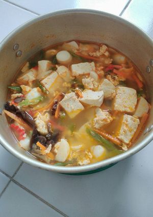 Foto resep Sup pedas ala korea