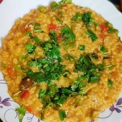A picture of Masala daliya 😊.