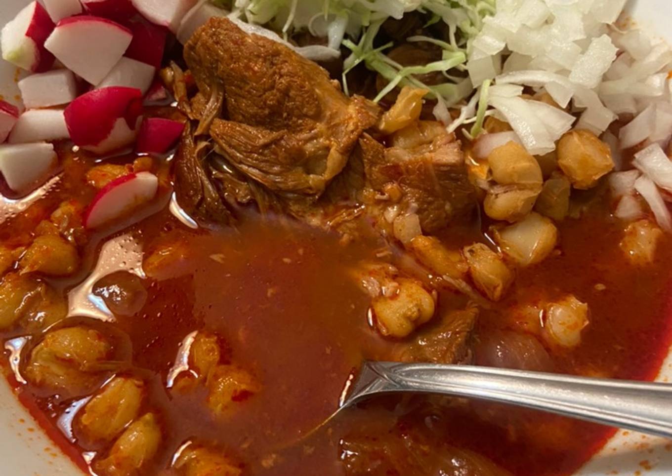 Pozole estilo mamá china