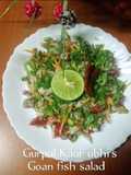 Goan fish salad 🥗🐟