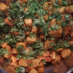 A picture of Bread poha.