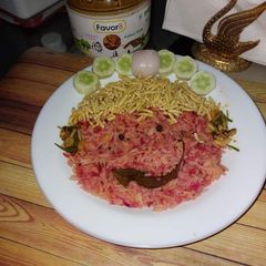 Beetroot Rice A picture of Beetroot Rice .