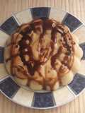 Flan de galletas al microondas