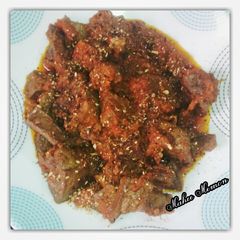 Bhuni hoe masala kaleji Eid special A picture of Bhuni hoe masala kaleji Eid special.