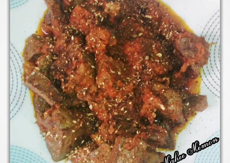 Simple Way to Make Any-night-of-the-week Bhuni hoe masala kaleji Eid special