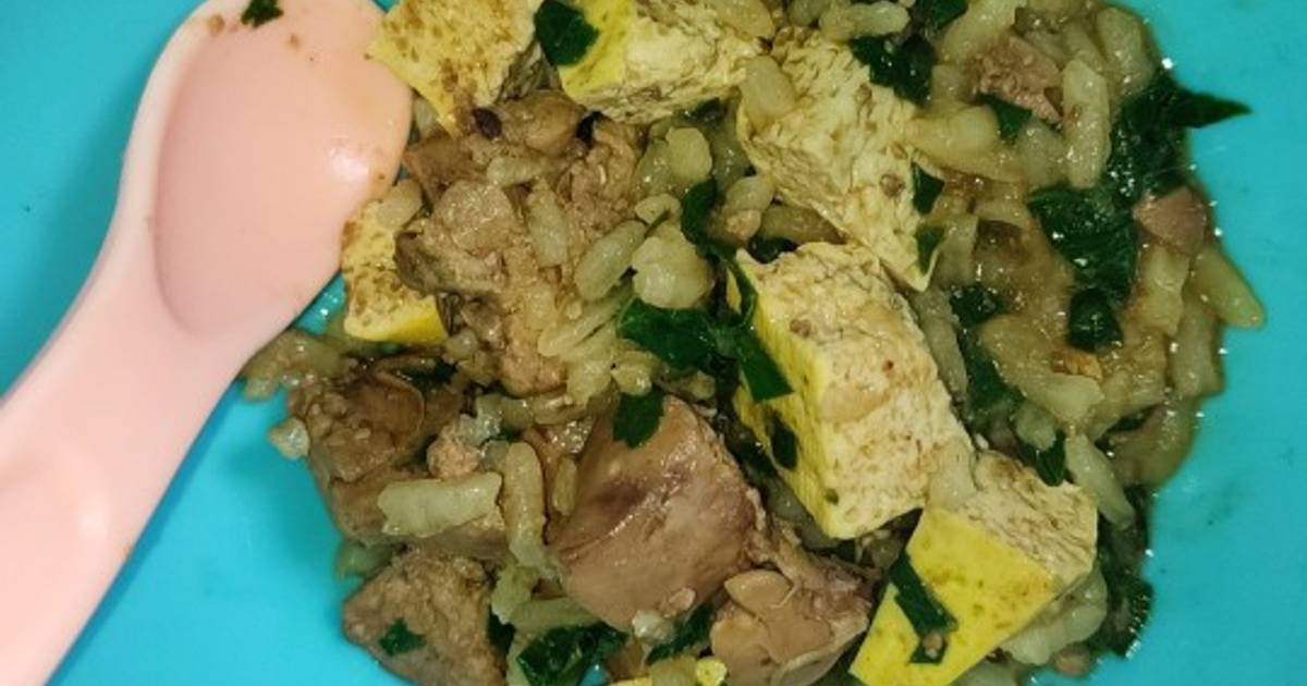 Resep Nasi Tahu Hati Ayam Kecap (MPASI 1th+) oleh Resi - Cookpad