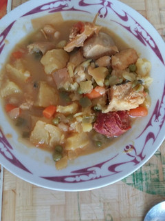 Una foto de Cocido de judías y bacalao