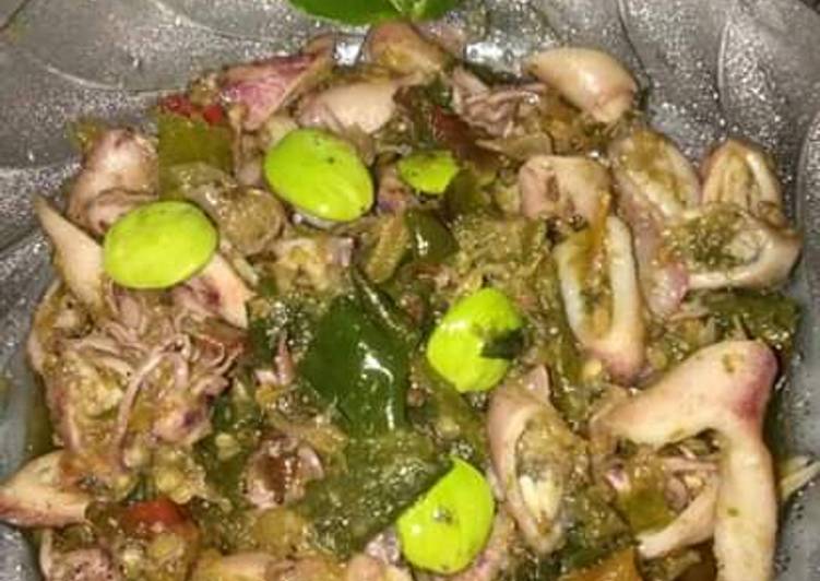 Sambel ijo cumi asin