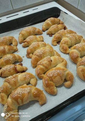 Φωτογραφία της συνταγής Τα πιο τέλεια αφράτα αλμυρά κρουασάν 🥐