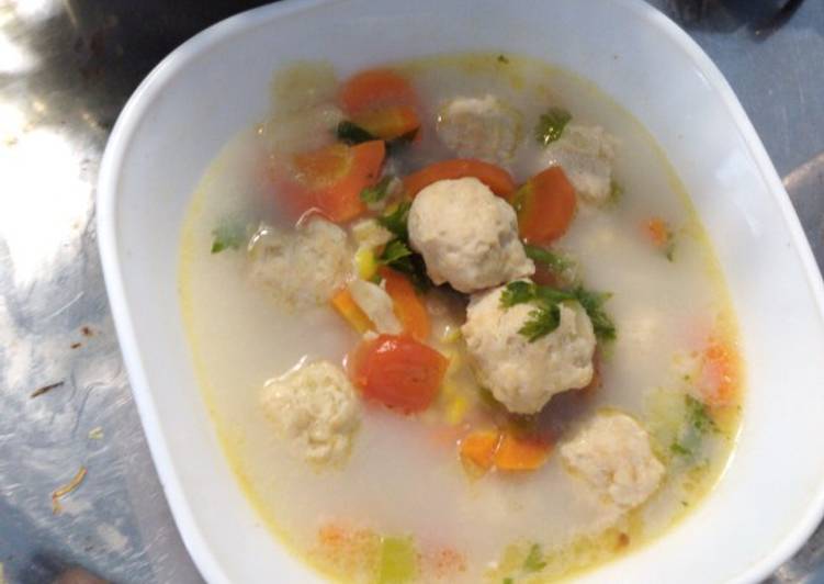 resep cara membuat Sop mutiara