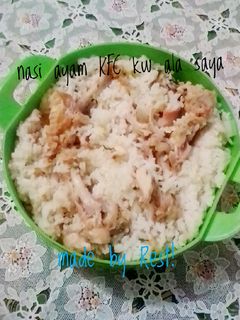 Foto resep Nasi ayam KFC kw ala saya🍚🍗🍛