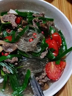 Hình của món Miến bò.