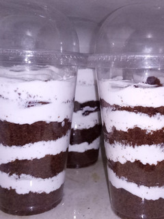 A picture of Cake parfait.