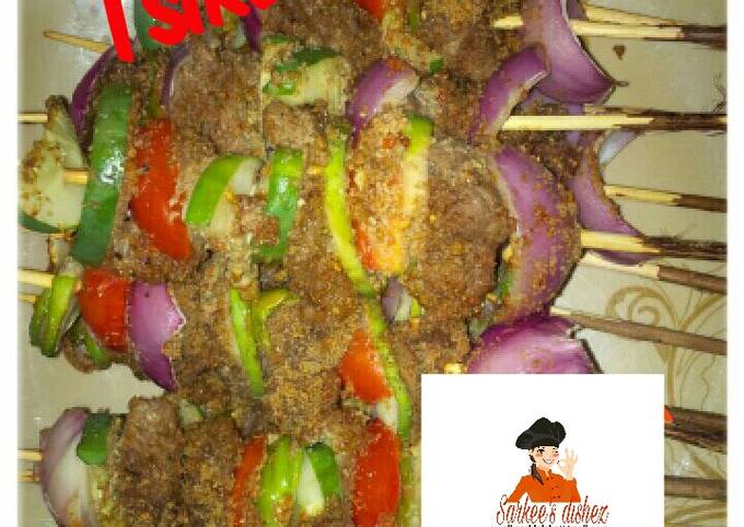 Recipe of Super Quick Tsire(beef kebab)