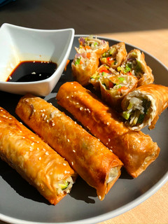 A picture of Spring Rolls.