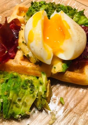 Une photo de Gaufre salée