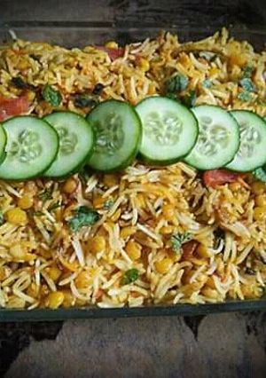 A picture of Channa daal biryani #kobabandcookpad #cookpadapp.