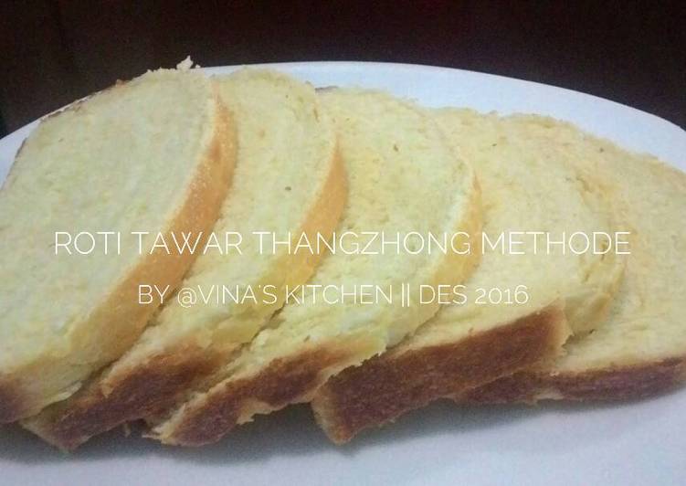Langkah Mudah untuk Menyiapkan ROTI TAWAR waterroux/thangzhong methode,empuk recomended bgt Anti Gagal