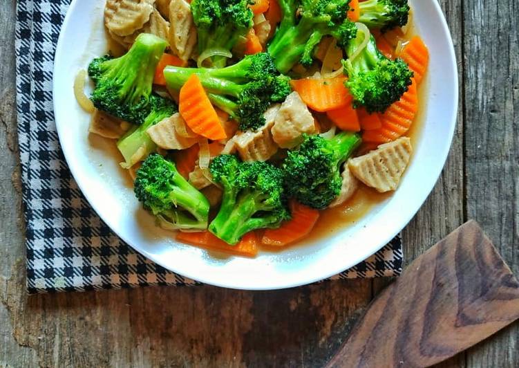 Resep Brokoli Wortel Saus Tiram yang Lezat