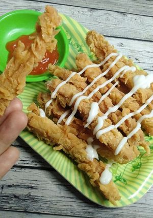Foto resep Sosis Kentucky Krispi (6 sosis jadi 24pcs)