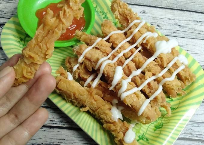 Resep Sosis Kentucky Krispi Sosis Jadi Pcs Oleh Rizky Desty Cookpad