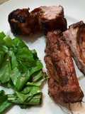 Ribs laqueados a la parrilla