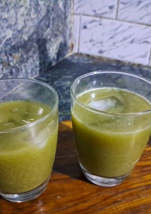 A picture of Basil, fennel seed drink.
