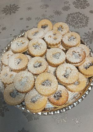 Narancsos, csokis linzer recept fotója