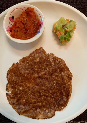 A picture of Gluten free flat bread.