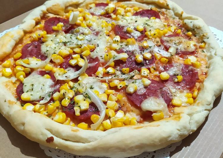 Langkah Mudah untuk Menyiapkan Pizza Tanpa Ulen, Tanpa Proofing [Source: Chef Devina Hermawan], Bikin Ngiler